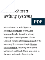 Massachusett Writing Systems - Wikipedia