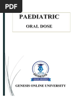 Pediatric Oral Drug Dose