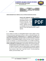 Denuncia Administrativa - Tribunal de Las Contrataciones Del Estado