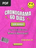 Cronograma - Semana 1