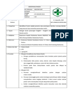 Sop Identifikasi Pasien