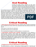 Critical Reading