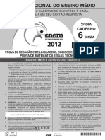 Prova Enem PPL 2012 Cinza Dia2 - 230615 - 141001