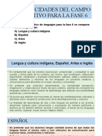 Especificidades Del Campo Formativo para La Fase 6