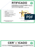 Modelo de Certificado NR 18 - SR Engenharia