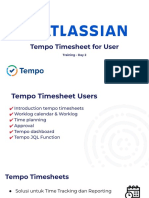 Tempo Timesheet User Training - Server & DC V1.0