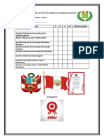 Rubrica Paraevaluar Mi Triptico Sobre Los Simbolos Patrios