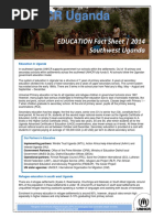 UNHCR Uganda: EDUCATION Fact Sheet - 2014 Southwest Uganda