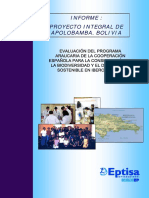 0000 Ev Otc Bolivia Araucaria. Proy Integral Apolobamba Eval Inf Final 2006