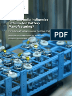 How Can India Scale Lithium Ion Battery Manufacturing Sector and Supply Chain