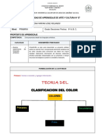6º - Prima - #07 - Los Colores Frios - Actividad de Aprendizaje - 2023