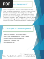 What Is Lean Management