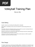 Volleyball Training Plan