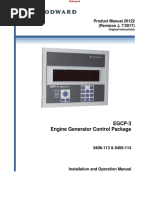 Woodward EGCP-3 Installation and Operation Manual