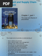 Chapter 1 Part 1 - The Scope of Procurement