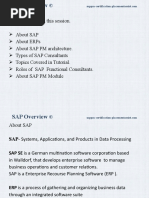 SAP Overview