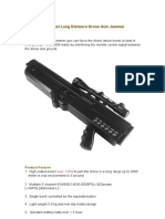 6 Channel Long Distance Drone Gun Jammer: Model No.: TX-Q06