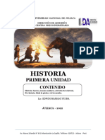 Semana 01 Historia