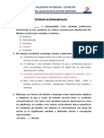 Atividade Prof. - A História Do Trabalho - Trabalho X Emprego