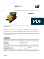 DIESEL GENERATOR SET-CAT-DE200E0-Datasheet