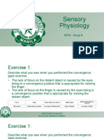 Group B - Sensory Physiology