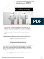 ABAP On Cloud - 5 - Introduction To RESTFul ABAP Programming