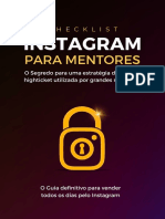 Ebook - Checklist Instagram para Mentores