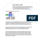 Odds Ratio y Riesgo Relativo en SPSS