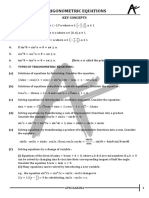 Sheet - 01 - Trigonometric Equations & Inequations