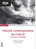 Clase 13 Salazar Pinto Historia Contemporanea de Chile IV Hombria