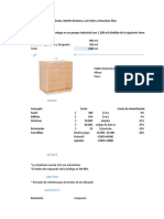 Ejercicio Inversión Almacen Grupo E