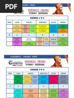 Horario Mañana Galeno Unjbg y Upt