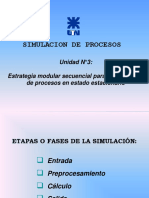 Estrategia Modular Secuencial para La Simulación de Procesos en Estado Estacionario