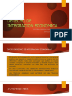 Derecho de Integracion Economica