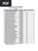 Formato de Nomina de Estudiantes Por Paralelo