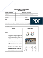 Ficha de Planificación Basquet Con La Pata