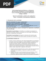 Guía de Actividades y Rúbrica de Evaluación - Unidad 3 - Tarea 4 - Contexto y Pensamiento Sistémico