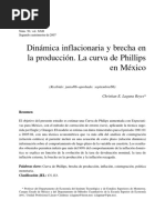 Dinámica Inflacionaria y Brecha en