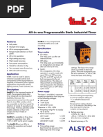 Alstom All-In-One Programmable Static Industrial Timer Relay Type RQT 0002 095 (TimEE 2)