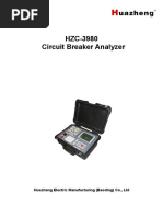 HZC-3980 Circuit Breaker Analyzer-User Manual2020.4.13