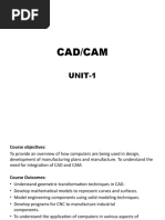 Cadcam Unit 1