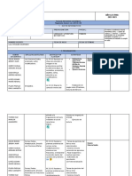 Planificacion de Refuerzo Sexto A Matematicas Lenguaje y Literatura