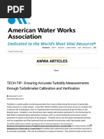 TECH-TIP - Ensuring Accurate Turbidity Measurements Through Tu