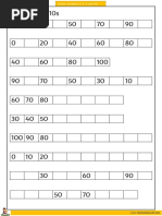 Year 1 Counting in 2-5-10-1