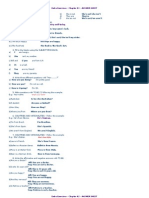 Extra Exercises - Chapter 01 - ANSWER SHEET: He's She's Not/she Isn't I'm Not They're It's We're Not/we Aren't