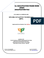 National Skill Qualification Frame Work (NSQF) Qualification File