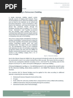 Cold Bridging in Rainscreen Cladding System