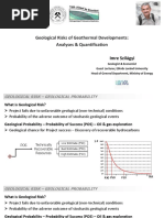 Geological Risks in Geothermal - Analyses & Quatification