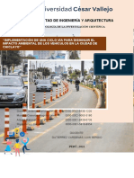 Implementación de Una Ciclo Vía para Disminuir El Impacto Ambiental de Los Vehículos en La Ciudad de Chiclayo