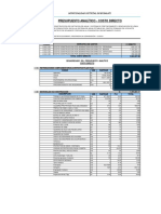 Presupuesto Analitico Modifcado